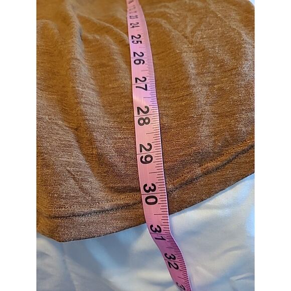 Walter Sky Top Large Brown Henley Sun Hoodie Pullover Base Layer WS-MH02 Merino - Picture 8 of 10